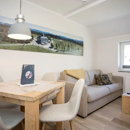 Small In The Sauerland With Balcony Near The Slope In Neuastenberg